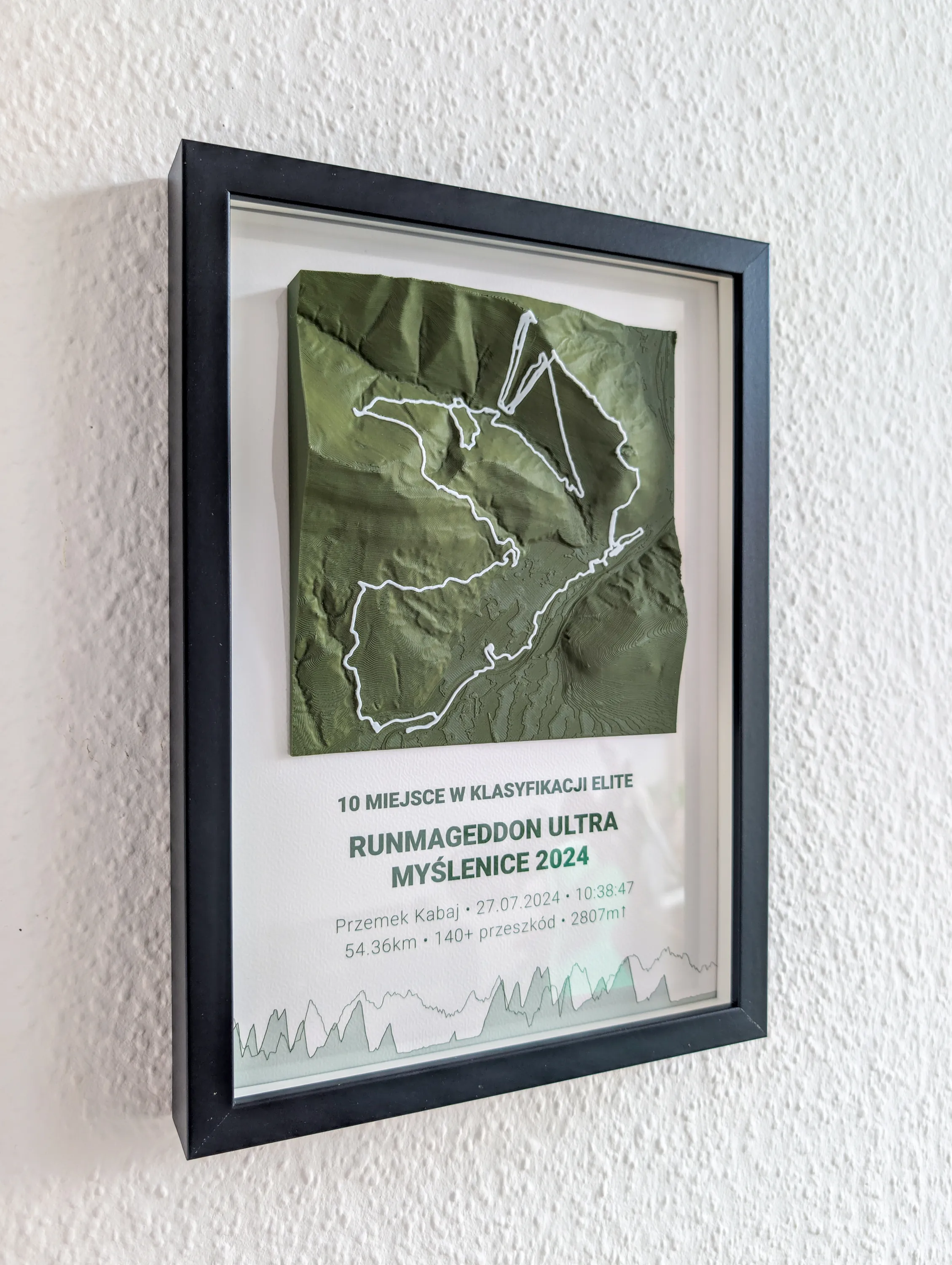 RunArt poster framed - example 8