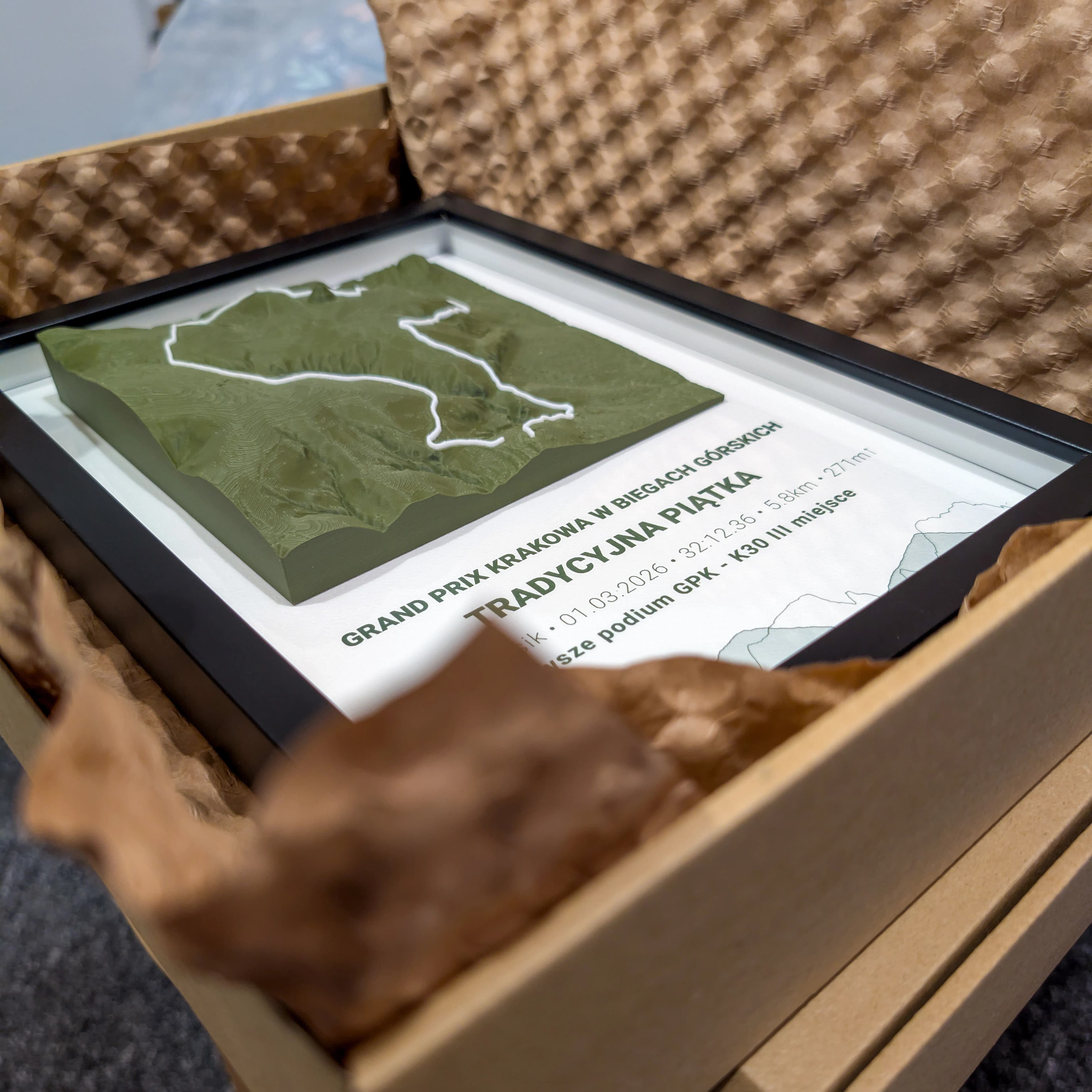 RunArt poster framed - example 9